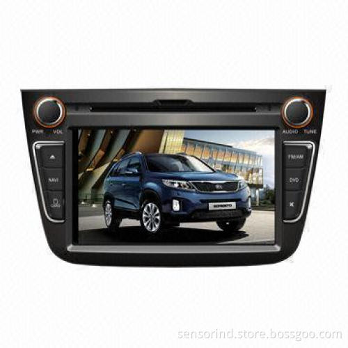 7-inch Digital Display In-dash DVD Player, Suitable for Kia Sorento